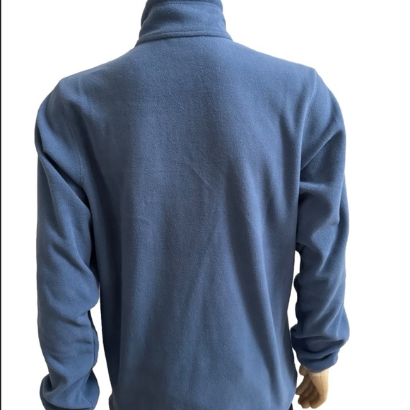 COLUMBIA Mens Full Zip YKK Blue Fleece Jacket Sweater Medium M - Picture 5 of 7